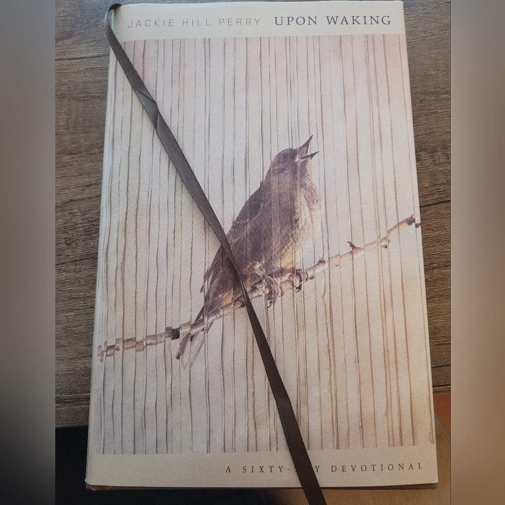 Bird Print Notebook with Ribbon